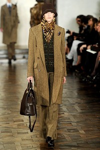 Ralph Lauren, Fall/Winter 2012. New York Fashion Week 2012. [Photo by Frazer Harrison/Getty Images for Mercedes-Benz Fashion Week]