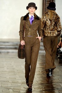 Ralph Lauren, Fall/Winter 2012. New York Fashion Week 2012. [Photo by Frazer Harrison/Getty Images for Mercedes-Benz Fashion Week]