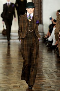 Ralph Lauren, Fall/Winter 2012. New York Fashion Week 2012. [Photo by Frazer Harrison/Getty Images for Mercedes-Benz Fashion Week]