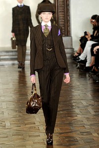 Ralph Lauren, Fall/Winter 2012. New York Fashion Week 2012. [Photo by Frazer Harrison/Getty Images for Mercedes-Benz Fashion Week]