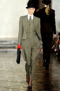 Ralph Lauren, Fall/Winter 2012. New York Fashion Week 2012. [Photo by Frazer Harrison/Getty Images for Mercedes-Benz Fashion Week]