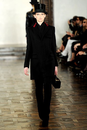 Ralph Lauren, Fall/Winter 2012. New York Fashion Week 2012. [Photo by Frazer Harrison/Getty Images for Mercedes-Benz Fashion Week]
