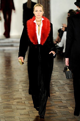 Ralph Lauren, Fall/Winter 2012. New York Fashion Week 2012. [Photo by Frazer Harrison/Getty Images for Mercedes-Benz Fashion Week]