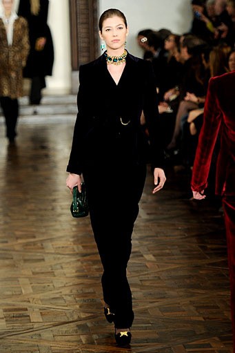 Ralph Lauren, Fall/Winter 2012. New York Fashion Week 2012. [Photo by Frazer Harrison/Getty Images for Mercedes-Benz Fashion Week]