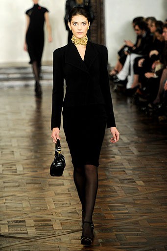 Ralph Lauren, Fall/Winter 2012. New York Fashion Week 2012. [Photo by Frazer Harrison/Getty Images for Mercedes-Benz Fashion Week]