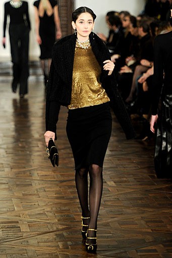 Ralph Lauren, Fall/Winter 2012. New York Fashion Week 2012. [Photo by Frazer Harrison/Getty Images for Mercedes-Benz Fashion Week]