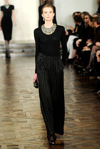 Ralph Lauren, Fall/Winter 2012. New York Fashion Week 2012. [Photo by Frazer Harrison/Getty Images for Mercedes-Benz Fashion Week]