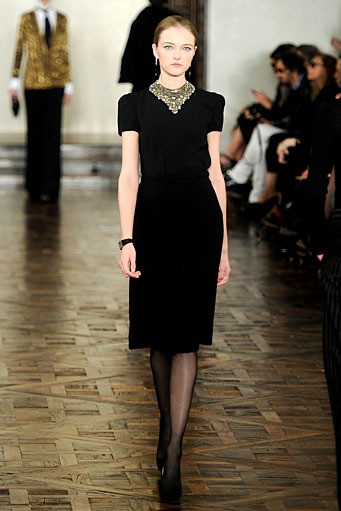 Ralph Lauren, Fall/Winter 2012. New York Fashion Week 2012. [Photo by Frazer Harrison/Getty Images for Mercedes-Benz Fashion Week]