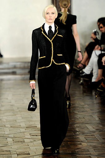 Ralph Lauren, Fall/Winter 2012. New York Fashion Week 2012. [Photo by Frazer Harrison/Getty Images for Mercedes-Benz Fashion Week]