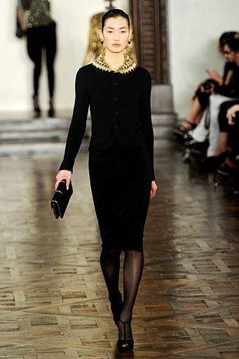 Ralph Lauren, Fall/Winter 2012. New York Fashion Week 2012. [Photo by Frazer Harrison/Getty Images for Mercedes-Benz Fashion Week]