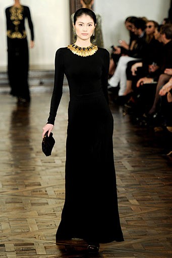 Ralph Lauren, Fall/Winter 2012. New York Fashion Week 2012. [Photo by Frazer Harrison/Getty Images for Mercedes-Benz Fashion Week]