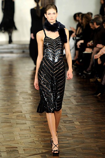 Ralph Lauren, Fall/Winter 2012. New York Fashion Week 2012. [Photo by Frazer Harrison/Getty Images for Mercedes-Benz Fashion Week]