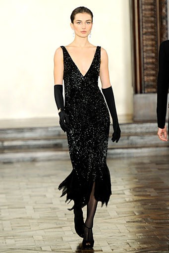 Ralph Lauren, Fall/Winter 2012. New York Fashion Week 2012. [Photo by Frazer Harrison/Getty Images for Mercedes-Benz Fashion Week]