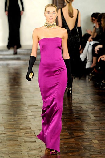 Ralph Lauren, Fall/Winter 2012. New York Fashion Week 2012. [Photo by Frazer Harrison/Getty Images for Mercedes-Benz Fashion Week]