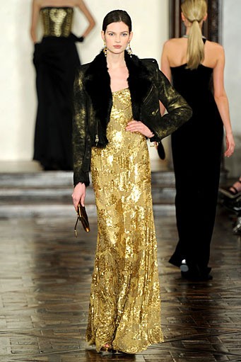 Ralph Lauren, Fall/Winter 2012. New York Fashion Week 2012. [Photo by Frazer Harrison/Getty Images for Mercedes-Benz Fashion Week]