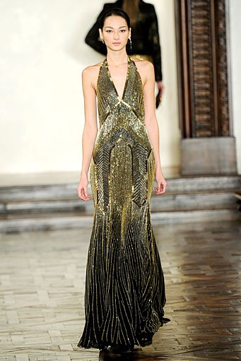 Ralph Lauren, Fall/Winter 2012. New York Fashion Week 2012. [Photo by Frazer Harrison/Getty Images for Mercedes-Benz Fashion Week]