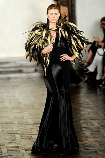 Ralph Lauren, Fall/Winter 2012. New York Fashion Week 2012. [Photo by Frazer Harrison/Getty Images for Mercedes-Benz Fashion Week]