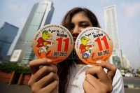 Sosialisasi tersebut untuk untuk mengingatkan warga DKI Jakarta agar memberikan suaranya pada pemilihan gubernur dan wakil gubernur DKI Jakarta.