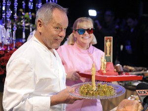 Hidangan 3D di Governors Ball Academy Awards 2012