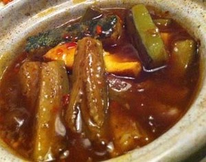 Resep Sayur: Sapo Tofu Terung