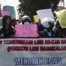 LSM Se Bangkalan Tuntut BPWS Dibubarkan