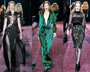 Sisi Gelap Glamor ala Gucci di Milan Fashion Week F/W 2012