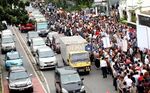 Demo Trisakti Bikin Macet Jalan S.Parman