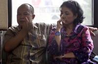 Timas menunggu di ruang terdakwa Pengadilan Tipikor, Jakarta. Ramses/detikcom.