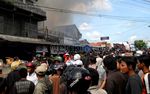 Toko Kembang Api di Yogya Terbakar