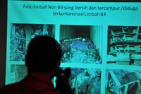 Dari hasil pemeriksaan visual KLH menyimpulkan bahwa importir telah melanggar izin impor limbah B3 yang telah dikeluarkan oleh Kementerian Perdagangan (Kemendag), pasalnya importir tersebut mencantumkan bahwa limbah yang akan diimpor merupakan limbah bersih dan tidak mengandung limbah B3.