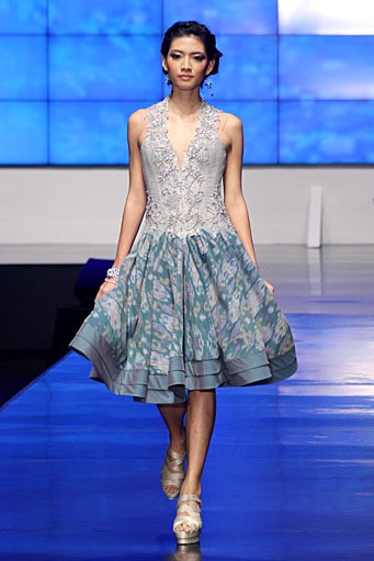 Ferry Sunarto The Fascinating Romance. BNI Presents Ethnic Eclectism. Indonesia Fashion Week 2012 at Jakarta Convention Center. [Foto: Mohammad Abduh/Wolipop]