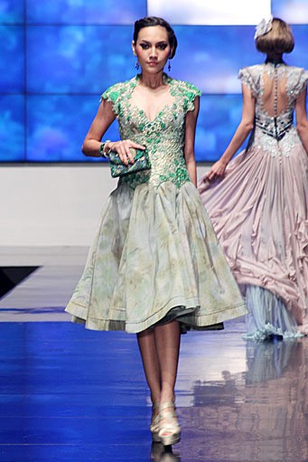 Ferry Sunarto The Fascinating Romance. BNI Presents Ethnic Eclectism. Indonesia Fashion Week 2012 at Jakarta Convention Center. [Foto: Mohammad Abduh/Wolipop]