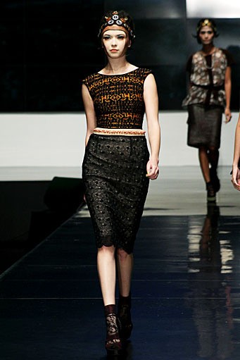 Musa Widyatmodjo The (ine) Kelimutu. BNI Presents Ethnic Eclectism. Indonesia Fashion Week 2012 at Jakarta Convention Center. Jakarta. [Foto: Mohammad Abduh/Wolipop]