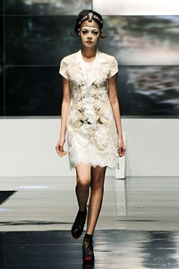 Musa Widyatmodjo The (ine) Kelimutu. BNI Presents Ethnic Eclectism. Indonesia Fashion Week 2012 at Jakarta Convention Center. Jakarta. [Foto: Mohammad Abduh/Wolipop]