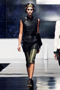 Musa Widyatmodjo The (ine) Kelimutu. BNI Presents Ethnic Eclectism. Indonesia Fashion Week 2012 at Jakarta Convention Center. Jakarta. [Foto: Mohammad Abduh/Wolipop]