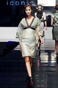 Musa Widyatmodjo The (ine) Kelimutu. BNI Presents Ethnic Eclectism. Indonesia Fashion Week 2012 at Jakarta Convention Center. Jakarta. [Foto: Mohammad Abduh/Wolipop]