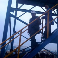 Naik Tangga Setinggi 12 Meter, SBY: Saya Masih Kuat Dong