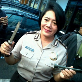 Ini Dia Golok yang Menghujam Kening Jaksa Sistoyo