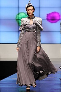 Defrico Audy Wong Kito Chino. Indonesia Fashion Week 2012 Psychedelic Slang at Jakarta Convention Center. Senayan. Jakarta. [Foto: Mohammad Abduh/Wolipop]