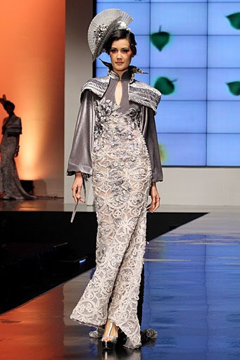 Defrico Audy Wong Kito Chino. Indonesia Fashion Week 2012 Psychedelic Slang at Jakarta Convention Center. Senayan. Jakarta. [Foto: Mohammad Abduh/Wolipop]