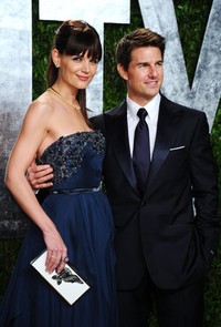 Pasangan Tom Cruise dan Katie Holmes sudah menjadi selebriti yang pasti diundang di acara itu. Getty Images.