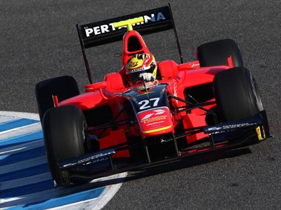 Rio Haryanto Uji Coba GP2