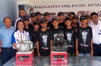 Pelatihan untuk para siswa SMK tersebut sudah berlangsung sejak tahun 2009 di 12 propinsi di pulau Jawa, Sumatera, Kalimantan dan Sulawesi.
