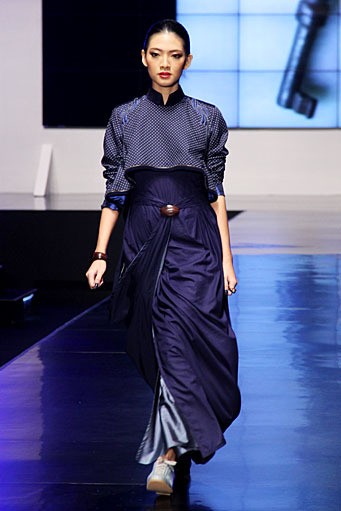 Deden Siswanto Debutante Delight. Indonesia Fashion Week 2012 at Jakarta Convention Center. Senayn. Jakarta.  [Foto: Mohammad Abduh/Wolipop]