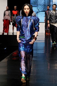 Deden Siswanto Debutante Delight. Indonesia Fashion Week 2012 at Jakarta Convention Center. Senayn. Jakarta.  [Foto: Mohammad Abduh/Wolipop]