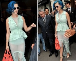 Pakai Dress Transparan, Underwear Katy Perry Terekspos