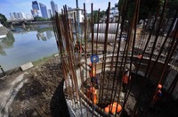 Selain di kawasan Setiabudi pipa juga akan ditanam di jalan-jalan Jakarta Pusat menuju Gajah Mada  Hayam Wuruk dan air limbah tersebut akan terpusat di IPALT dengan lokasi pusat di Pluit, Jakarta Utara.