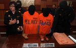 Sembunyikan Sabu di Sandal, 2 PNS Dibekuk