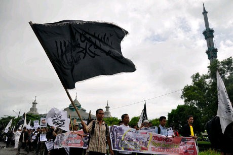 HTI Sulsel Gelar Aksi Dukung Rakyat Suriah Gulingkan Presiden