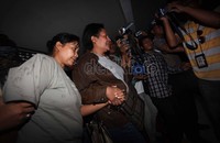 Perempuan ini ditangkap bersama suaminya di Indramayu, Jawa Barat.